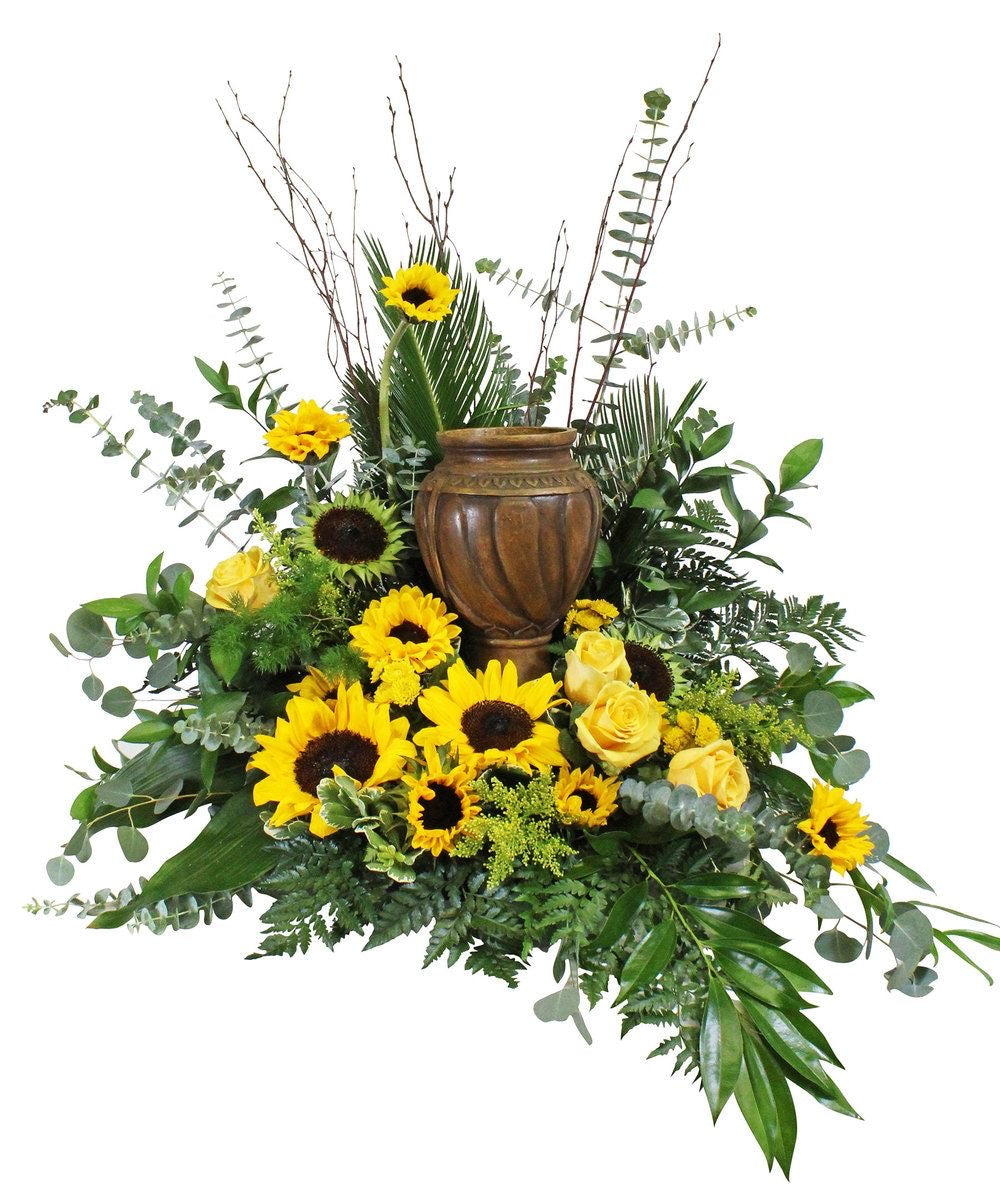Memorial Urn Wreath Arrangement