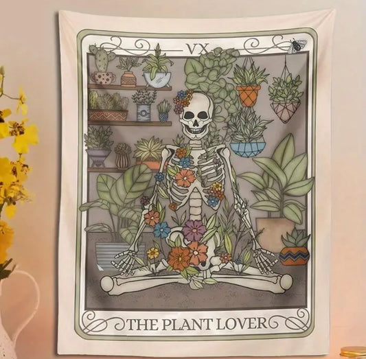 Plant Lover Tarot Wall Tapestry