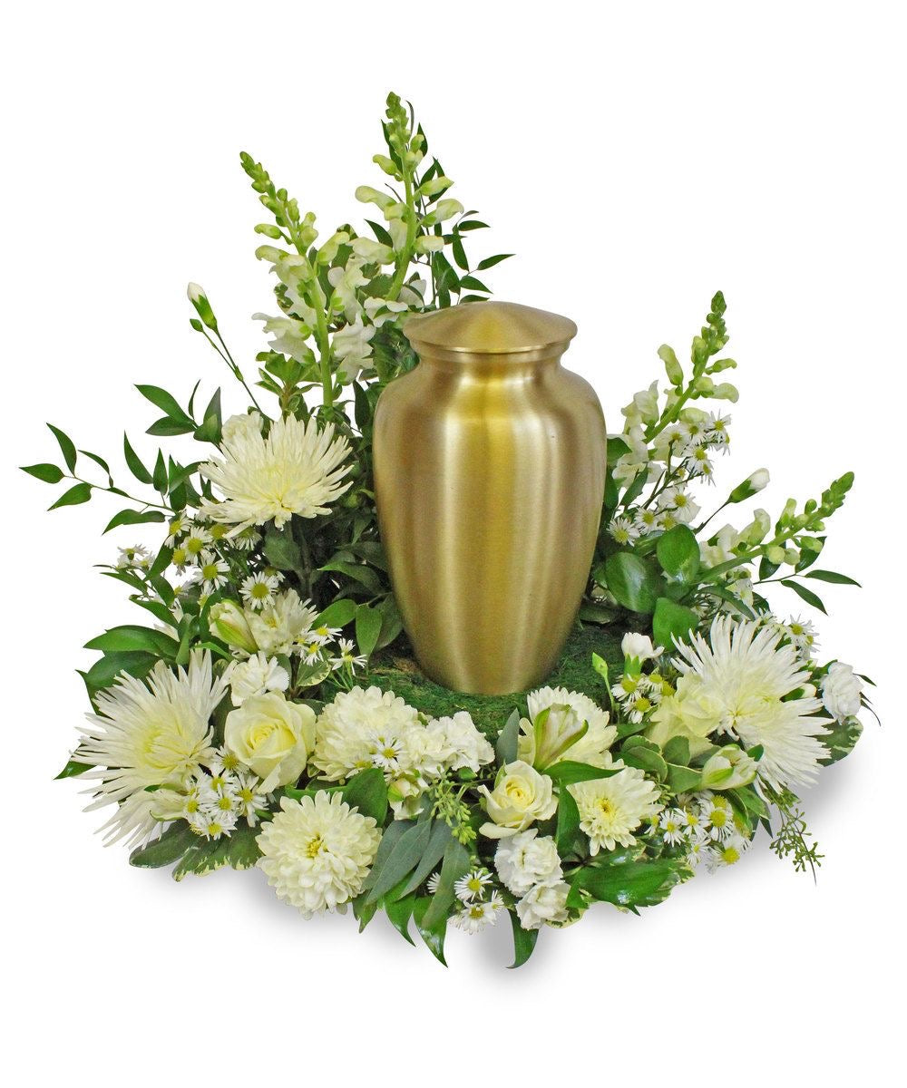 Memorial Urn Wreath Arrangement